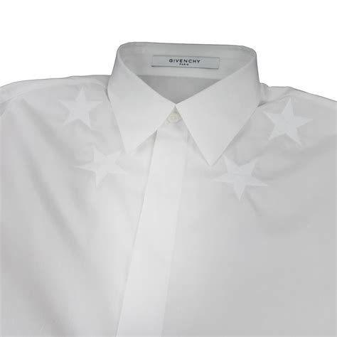 givenchy star stripe collar poplin shirt|GIVENCHY Logo.